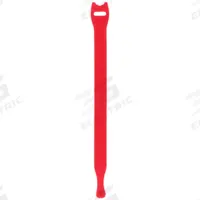 VELCRO BRAND Hook-and-Loop Cable Tie: 8 in Lg, 2.00 in, 0.75 in Wd, Nylon/Polypropylene, Red, 900 PK (MPN 176042). Key specifications — Max. Bundle Dia.: 2.00 in; Material: Polypropylene; Color: Red; Brand: VELCRO BRAND.