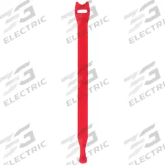 VELCRO BRAND Hook-and-Loop Cable Tie: 8 in Lg, 2.00 in, 0.75 in Wd, Nylon/Polypropylene, Red, 900 PK (MPN 176042). Key specifications — Max. Bundle Dia.: 2.00 in; Material: Polypropylene; Color: Red; Brand: VELCRO BRAND.