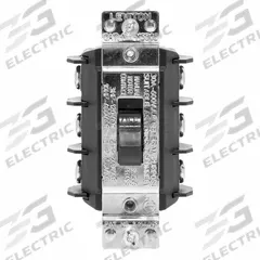 LEVITON Manual Motor Controller: 3 Poles, 30 A, No Enclosure (MPN MS303-DSS). Key specifications — Brand: LEVITON; Maximum Voltage Rating: 600V AC; Mounting Style: Surface; Pilot Light: Not Included.