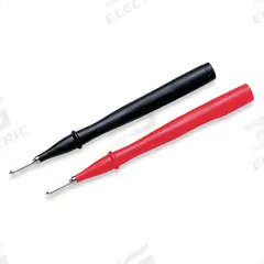 FLUKE Test Probe: CAT II 1000V, Std Probe, 10 in Lg, Black/Red, 1,000 V Max Volt, 10 A Max Current (MPN Fluke-TP1). Key specifications — Color: Black/Red; Brand: FLUKE.