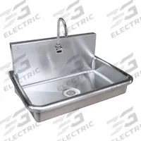 JUST MANUFACTURING Hospital Sink: 1 Stations, 13 1/2 in Overall Ht, 30 in Overall Lg, 1 Faucet Holes (MPN JADA3020S-J). Key specifications — Brand: JUST MANUFACTURING.