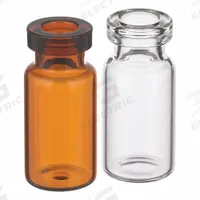 WHEATON Glass Vials & Ampules: 5 mL, 21.75 mm Body Dia, Round, Amber, Serum (MPN WUBB5MLA-T-EP). Key specifications — Body Color: Amber; Brand: WHEATON; Bottom Shape: Round; Self-Standing: Self-Standing.