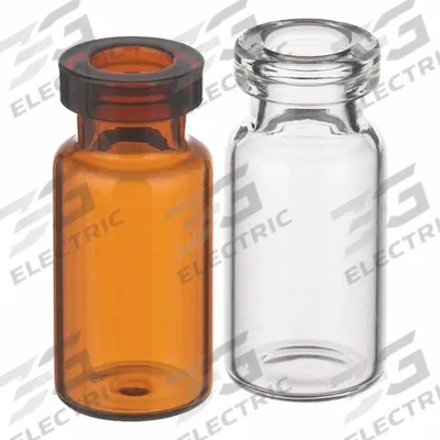 WHEATON Glass Vials & Ampules: 5 mL, 21.75 mm Body Dia, Round, Amber - Glass Serum Vials