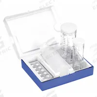 LOVIBOND Total Hardness Water Test Kit: Total Hardness, 20 to 800 mg/L, 20 mg/L, 30 Tests, 5 Pieces (MPN 414450). Key specifications — Includes: Sample Bottle; Range: 20 to 800 mg/L; Sensitivity: 20 mg/L; Test Parameters: Total Hardness.