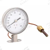 APPROVED VENDOR Analog Panel Mount Thermometer: 30°F to 240°F, ±1°F Scale Division, 3.5 in Dial Dia (MPN 12U607). Key specifications — Brand: APPROVED VENDOR; Accuracy: ±1 °F Scale Division.