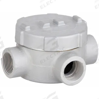 APPLETON ELECTRIC Conduit Outlet Body: Aluminum, GRU, 1 in Trade Size, XAT Body - X, XAT and XTF Round Body - Cross Type