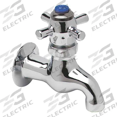T&S BRASS Low Arc Bathroom Faucet: Brass, Polished Chrome Finish, 6.25 gpm Flow Rate - Single-Post Handle Bathroom Faucets