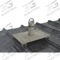 MILLER BY PIP Roof Anchor: 310 lb Capacity, Flat Roofs, Clamp-On, Fixed D-Ring, 4 Clamps, Fusion (MPN X10001). Key specifications — Mounting Type: Clamp-On; Clamp Compatible Seam: Standing Seam; Brand: MILLER BY PIP; For Roof Orientation: Flat; Sub-brand: Fusion.