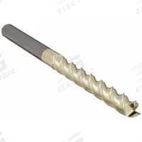 APPROVED VENDOR Square End Mill: Carbide, ZrN Coated, 3 Flute, 3/8" Mill Dia, 3" LOC, 6" OAL (MPN 273-373000D)