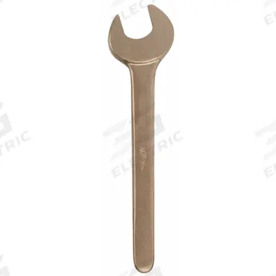 AMPCO Open End Wrench: Aluminum Bronze, Natural, 1 9/16 in Head Size, 13 1/4 in Overall Lg - SAE, Single End, Nonsparking Open End Wrenches