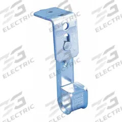 NVENT CADDY J-Hook Angle Bracket: Screw-On with Locking Latch, 3/4 in Max. Bundle Dia., Silver (MPN CAT12AFAB3). Key specifications — Material: Galvanized Steel; Includes Locking Latch: Yes; Color: Silver; Brand: NVENT CADDY; Mounting Location: Beam; Mounting & Attachment (subhead): Screw-On with Locking Latch.