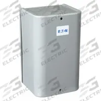 EATON Definite Purpose Contactor: 3 Poles, 24V AC, 30 A, Non-Reversing, Compact Contactor Frame Size (MPN C25DGD330T). Key specifications — Brand: EATON; Coil Voltage: 24V AC; Contactor Style: HVACR Definite Purpose Contactor; Frame Size: D; Terminal Connection Type: Quick-Disconnect Terminals; Maximum Voltage Rating: 690V AC; Series: C25 Series; Phase: Three.