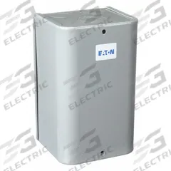 EATON Definite Purpose Contactor: 3 Poles, 24V AC, 30 A, Non-Reversing, Compact Contactor Frame Size (MPN C25DGD330T). Key specifications — Brand: EATON; Coil Voltage: 24V AC; Contactor Style: HVACR Definite Purpose Contactor; Frame Size: D; Terminal Connection Type: Quick-Disconnect Terminals; Maximum Voltage Rating: 690V AC; Series: C25 Series; Phase: Three.