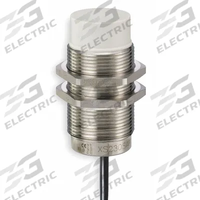 TELEMECANIQUE SENSORS Inductive Cylindrical Proximity Sensor: Built-in Connector, Unshielded - Cylindrical Sensors with Built-in Connectors