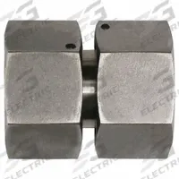 BRENNAN INDUSTRIES Compression Fitting Adapter: 12 mm OD x 12 mm OD size, Metric x Metric, Swivel (MPN D6565-L12-L12-SS). Key specifications — Series: Volz; Brand: BRENNAN INDUSTRIES.