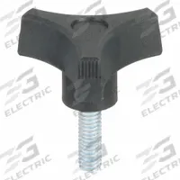 INNOVATIVE COMPONENTS Hand Knob: 3 Point, Plastic w/ Steel Thread, 5/16"-18 Thread, 2 in Dia, Black (MPN GN5C1000RT5--21). Key specifications — Brand: INNOVATIVE COMPONENTS.