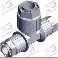 SMC High Purity Fitting: 3/4 in OD x 1 in OD x 3/4 in OD Size, PFA (MPN LQ3T6A-R9). Key specifications — Series: LQ3; Brand: SMC; Standards: RoHS6, RoHS10.