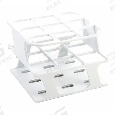 HEATHROW SCIENTIFIC Tube Rack: 3 3/8 in Overall Wd, 4 3/8 in Overall Ht, 4 3/8 in Overall Lg - Lab Storage Racks