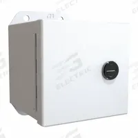 HAMMOND Electrical Enclosure: Steel, 4 in x 4 in x 4 in, NEMA 12/13/3R/4, w/Panel, Solid Cover, IP66 (MPN EJ444LG). Key specifications — Closure Method: Latches; Brand: HAMMOND; Knockouts: Not Included.
