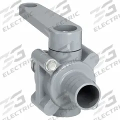 APPROVED VENDOR Manual Two-Way Ball Valve: 3/4 in, PVC, Straight, Barb x Barb, Full Port Ball Port (MPN 2277290). Key specifications — Brand: APPROVED VENDOR; Handle: Lever.