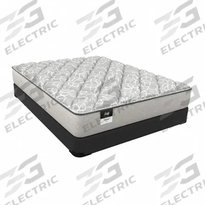 SEALY Bed Mattress: Hotel King, Soft, Woven Fabric, 12 in Overall Ht, 72 in Overall Wd - Evington by Sealy