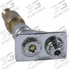 WATTS Wall Hydrant: For 10 in Wall Thick, 14 3/16 in Overall Lg, Bronze, Chrome-Plated, Rectangle (MPN HY420 10). Key specifications — Face Material: Bronze; Brand: WATTS; Face Shape: Rectangle; Face Type: Non-Enclosed; Color/Finish: Chrome-Plated.