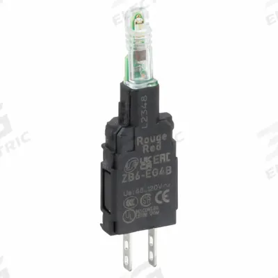 SCHNEIDER Lamp Module: 14 mm Size, Red, LED, 120 V AC Rating - Lamp Modules