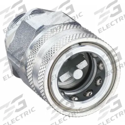 SNAP-TITE Hydraulic Quick Connect Hose Coupling: 3/8 in, Steel, 18.93 lpm Max. Flow Rate - H Series Hydraulic Quick-Connect Coupling Bodies