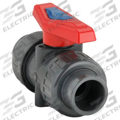 APPROVED VENDOR Manual Two-Way Ball Valve: 1 in, PVC, Straight, Socket x FNPT - PVC Ball Valves