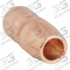 BERNARD Nozzle: Large Centerfire, 5/8 in, Conical, 1/4 in Recess, Copper (MPN N-5814C). Key specifications — Insulation Type: Self-Insulated; Duty Rating: Standard Duty; Nozzle to Tip Relationship: 1/4 in Recess; For Contact Tip Series: Centerfire; Manufacturer Part Number: N-5814C; Brand: BERNARD.