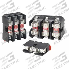 LITTELFUSE Fuse Block: Open Block Design, 3 Pole, 600 V AC, Box Lug, Non-Indicating (MPN LFT600603C). Key specifications — Brand: LITTELFUSE.