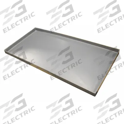 APPROVED VENDOR Lid: 49 1/4 in x 23 1/2 in, Gray, 8VP96 - Lids for Standard Stacking & Nesting Totes