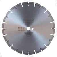 HUSQVARNA Diamond Saw Blade: Asphalt, 14 in Blade Dia., 1 in Arbor Size, Wet, For Large Flat Saw (MPN F780A-14). Key specifications — attr1097734: Wet; attr1097738: Large Flat Saw; attr1097751: HUSQVARNA.