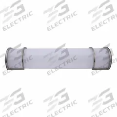 VANITY LIGHT, 2FT, 28W, 2100LM, 120V CRI 90, 5 CCT SELECTABLE, 50 000 HLIFE TIME, DAMP RATED: White (MPN VNTLGT2FT2100S9SC3). Key specifications — Voltage: 120V AC; Brand: SYLVANIA; Color Temperature: 2700K; Housing Finish/Housing Color (Broad): White.