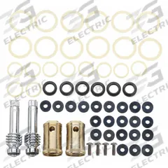 T&S BRASS Cartridge Spindle: Use with Hot/Cold Water, Brass, Chrome (MPN B-6K). Key specifications — For Water Temperature: Hot/Cold; Compatible Brand: T&S Brass; Product Type: Cartridge Spindle; Includes: Seals; Material: Brass.