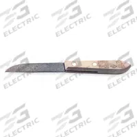 AMPCO Common Knife: Straight, 6 3/4 in Overall Lg, Copper Nickel, Wood, 3 1/4 in Blade Lg (MPN K-1). Key specifications — attr307498: No; attr307493: Wood; attr307491: Copper Nickel; attr324881: AMPCO.