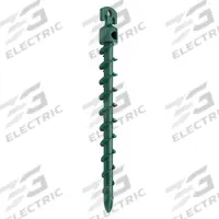 VORTEX Earth Anchor: Green, Nylon/Plastic, 7 1/2 in Overall Lg, 3/4 in Overall Dia, 4 PK (MPN ANCBPT7-HSG-U1). Key specifications — Color: Green; Material: Plastic; Brand: VORTEX; For Use With: Furniture.