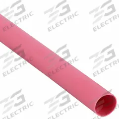 3M Heat Shrink Tubing: 0.09 in I.D. Before Shrinking, 0.05 in I.D. After Shrinking, 4 ft Lg, 250 PK (MPN FP-301-3/32-Red-4'-Bulk). Key specifications — Color: Red; Brand: 3M.