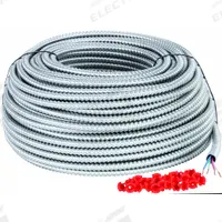 SOUTHWIRE Metal Clad Armored Cable: 12 AWG, 3 Conductors, Copper, 250 ft, Aluminum, Std, THHN (MPN 61097101). Key specifications — Brand: SOUTHWIRE.
