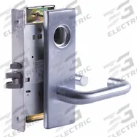 SCHLAGE Door Lockset: Storeroom Lever Locksets, Chrome (MPN L9080L 03N 626). Key specifications — Ligature Resistance: Not Ligature-Resistant; Brand: SCHLAGE; Lockset Function ANSI Code: F07; Visual Indicator Message: Locked/Unlocked; Lockset Style: L Tubular; ADA Compliant: No; Finish: Satin Chromium-Plated : Forged Brass.