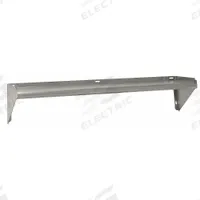 ADVANCE TABCO Wall Shelf: 36 in x 11 in x 9 in, 11 in x 11 in, 60 lb Load Capacity, Aluminum, Satin (MPN WS-KD-36-GR). Key specifications — Material: Aluminum; Standards: NSF; Finish: Satin; Brand: ADVANCE TABCO.
