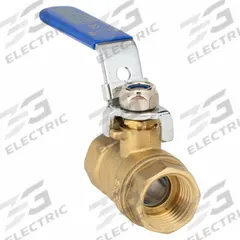APPROVED VENDOR Manual Two-Way Ball Valve: 1/2 in, Brass, Straight, FNPT x FNPT, Full Port Ball Port (MPN G-F600-50LH). Key specifications — Brand: APPROVED VENDOR; Handle: Locking Lever.