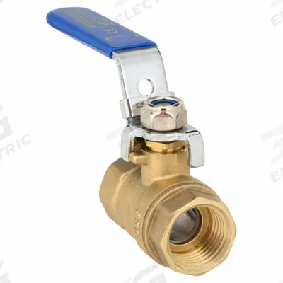 APPROVED VENDOR Manual Two-Way Ball Valve: 1/2 in, Brass, Straight, FNPT x FNPT - Brass Ball Valves
