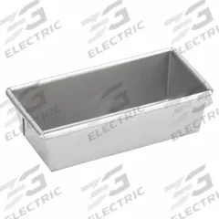 CHICAGO METALLIC Bread Pan: Aluminized Steel, 1 Slots, 4 in Overall Wd, 2 1/2 in Overall Dp, Silver (MPN 41065). Key specifications — Pan Style: Open Top Bread Pan; Brand: CHICAGO METALLIC; Color: Silver; Material: Aluminized Steel; NSF Certified: No; Number of Slots: 1.