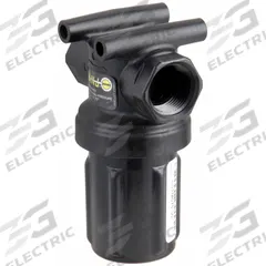 BANJO Inline Strainer: Polypropylene, 1/2 in, NPT, Mesh, 0.0117 in Screen Size, 4 1/4 in Ht, 3 in Lg (MPN LSTM050-50). Key specifications — Screen Material: 316 Stainless Steel; Bowl Color: Black; Material: Polypropylene; Brand: BANJO; Seal Material: EPDM; Color: Blue.