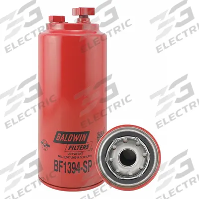 BALDWIN FILTERS Fuel Filter: Spin-On, 3 11/16 in Outside Dia, 1"-14 Thread Size, Cellulose - Spin-On Fuel Filters