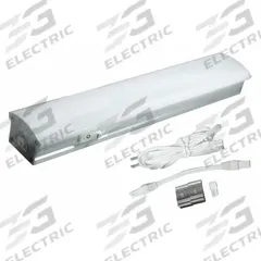 LED Strip Light: 8 in Lg, 164 lm, 3000K, 2.3 W, Plug-In, Silver, Aluminum, 1 in Ht, 120V AC (MPN ZX506-WW-9). Key specifications — attr1262778: 120V AC; attr1262749: Plug-In; attr1262754: Integrated LED; attr1262758: Aluminum; attr1262760: Yes; attr1262765: LED; attr1262776: On/Off; attr1262780: 3000K.