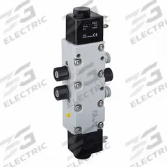 AVENTICS Solenoid Air Control Valve: Series 740, Double Solenoid, 24V DC, Five-Way / Four-Position (MPN 5727560920). Key specifications — attr1077765: 5727560920; attr1077795: Internal Pilot; attr1077808: Non-Locking; attr1077815: Solenoid Air Control Valve; attr1077817: Spring Return; attr1077796: Normally Open/Normally Closed.