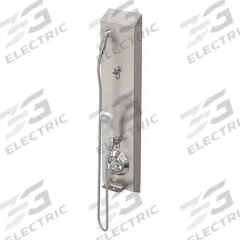 ACORN Shower Faucet Panel: SHOWER-WARE, 38 5/8 in Overall Ht, 7 1/2 in Overall Wd, 3 in Overall Dp (MPN 458BADA-W). Key specifications — Brand: ACORN.