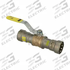 VIEGA MEGAPRESS Manual Two-Way Ball Valve: 3/4 in, Bronze, Straight, 125 psi Max. Pressure (CWP) (MPN 30605). Key specifications — Brand: VIEGA MEGAPRESS; Handle: Locking Lever.